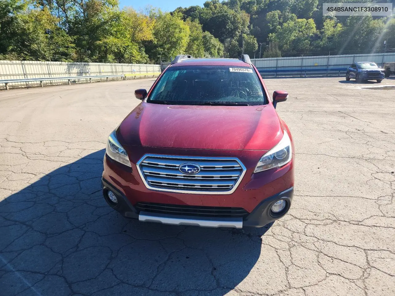 2015 SUBARU OUTBACK VIN 4S4BSANC1F3308910 — фото 5