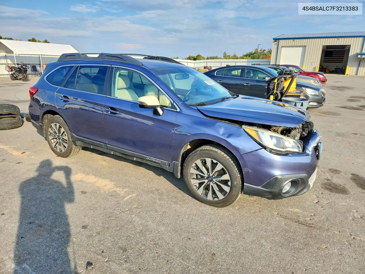 2015 SUBARU OUTBACK VIN 4S4BSALC7F3213383 — фото 4