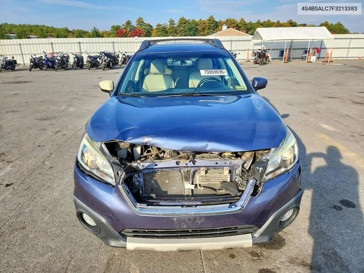 2015 SUBARU OUTBACK VIN 4S4BSALC7F3213383 — фото 5