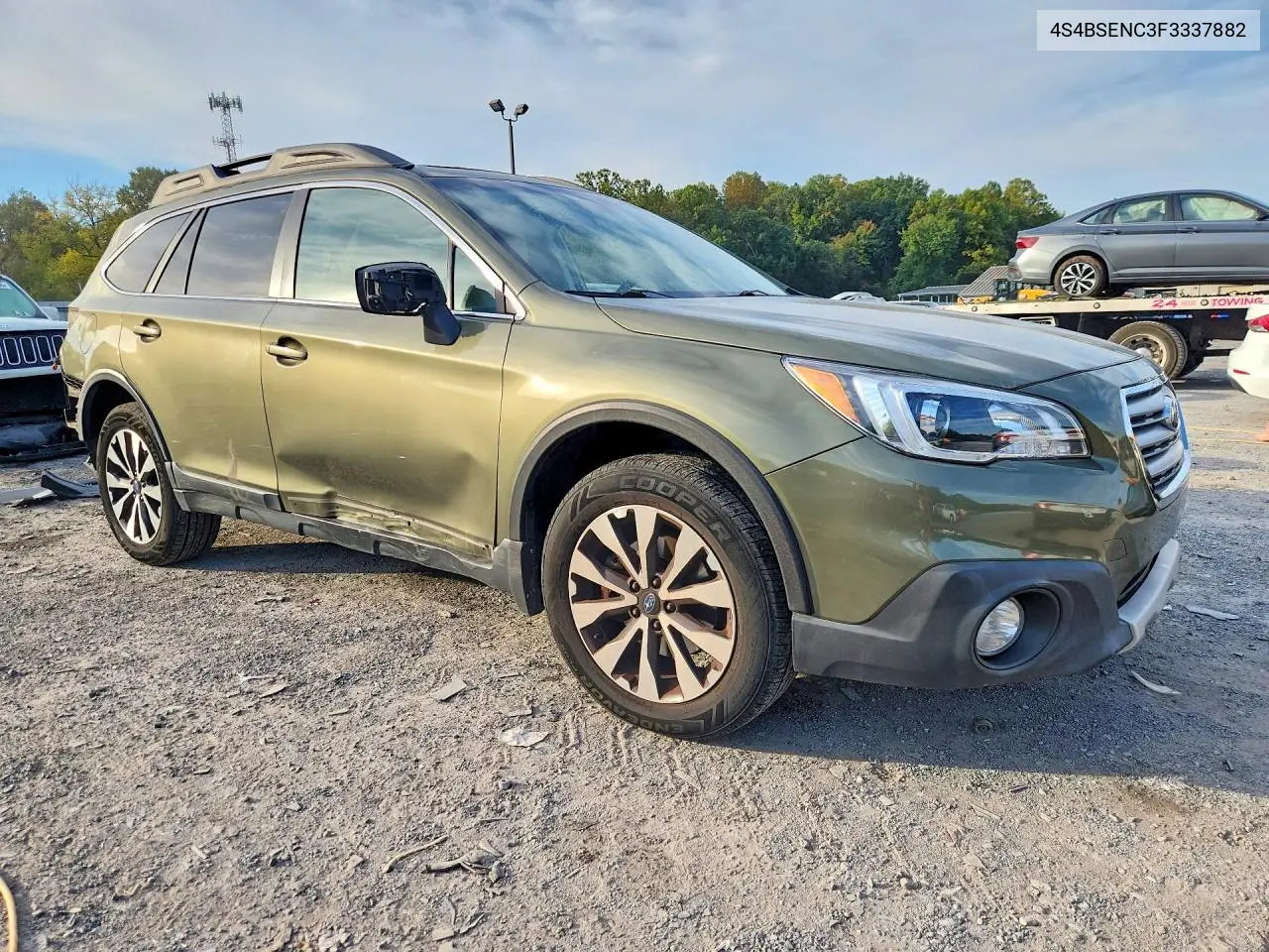 2015 SUBARU OUTBACK VIN 4S4BSENC3F3337882 — фото 4