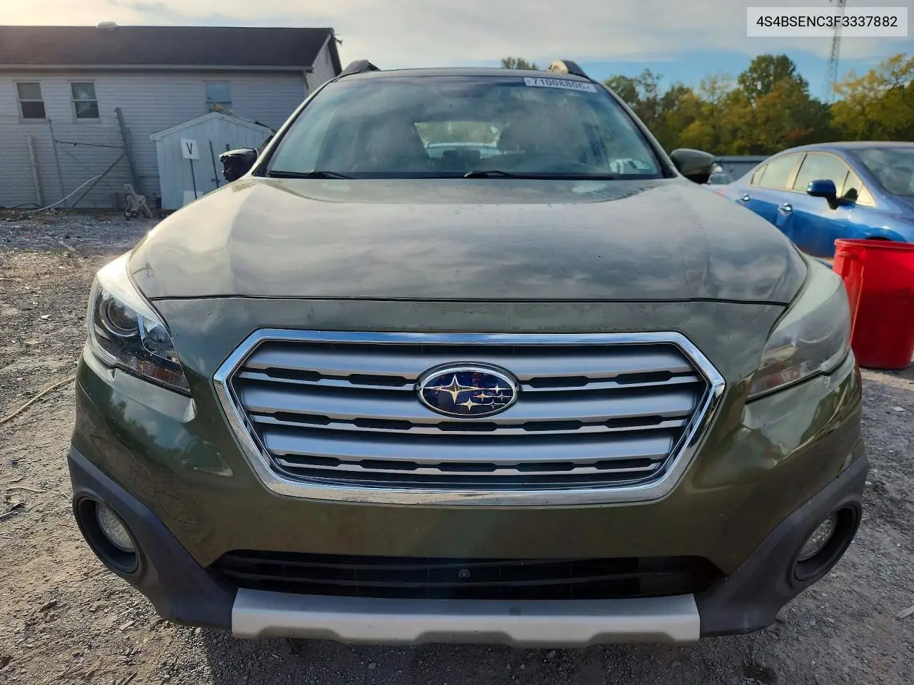 2015 SUBARU OUTBACK VIN 4S4BSENC3F3337882 — фото 5