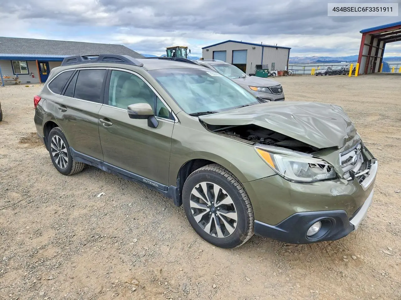 2015 SUBARU OUTBACK VIN 4S4BSELC6F3351911 — фото 4