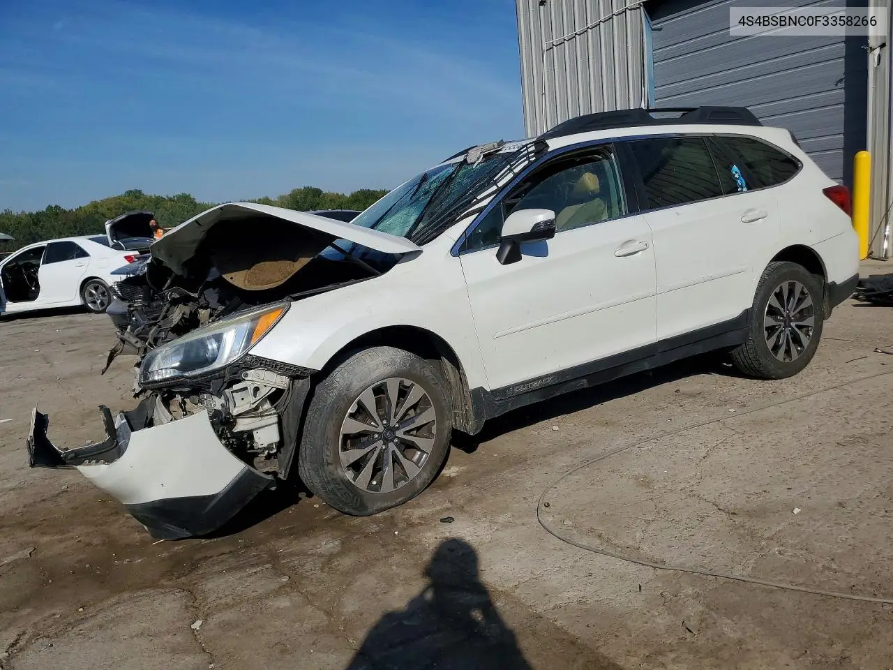 SUBARU OUTBACK 2015, VIN 4S4BSBNC0F3358266