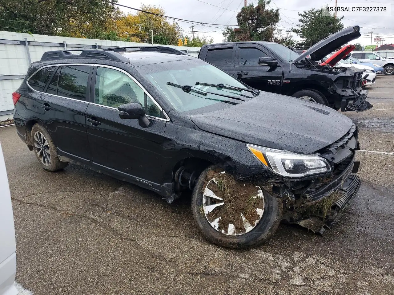 2015 SUBARU OUTBACK VIN 4S4BSALC7F3227378 — фото 4
