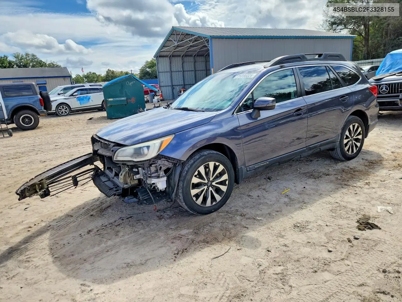 SUBARU OUTBACK 2015, VIN 4S4BSBLC2F3328155