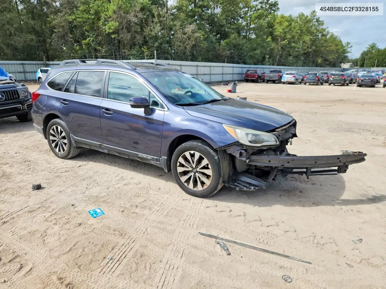 2015 SUBARU OUTBACK VIN 4S4BSBLC2F3328155 — фото 4