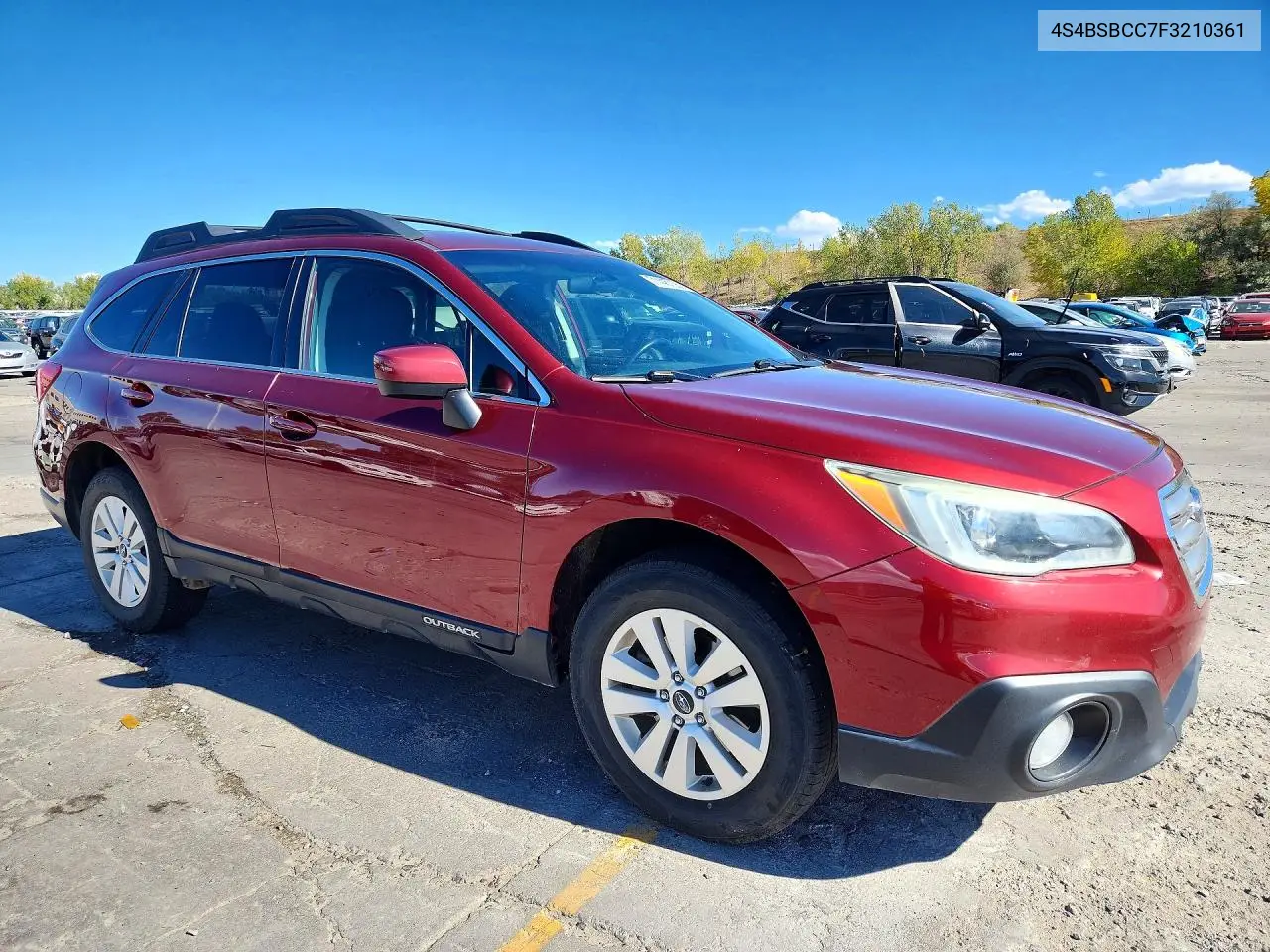 2015 SUBARU OUTBACK VIN 4S4BSBCC7F3210361 — фото 4