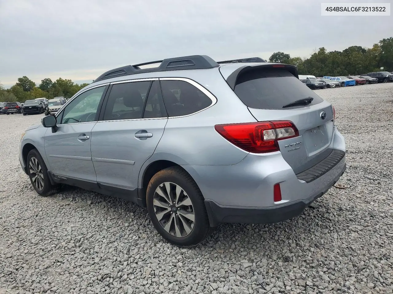 2015 SUBARU OUTBACK VIN 4S4BSALC6F3213522 — фото 2