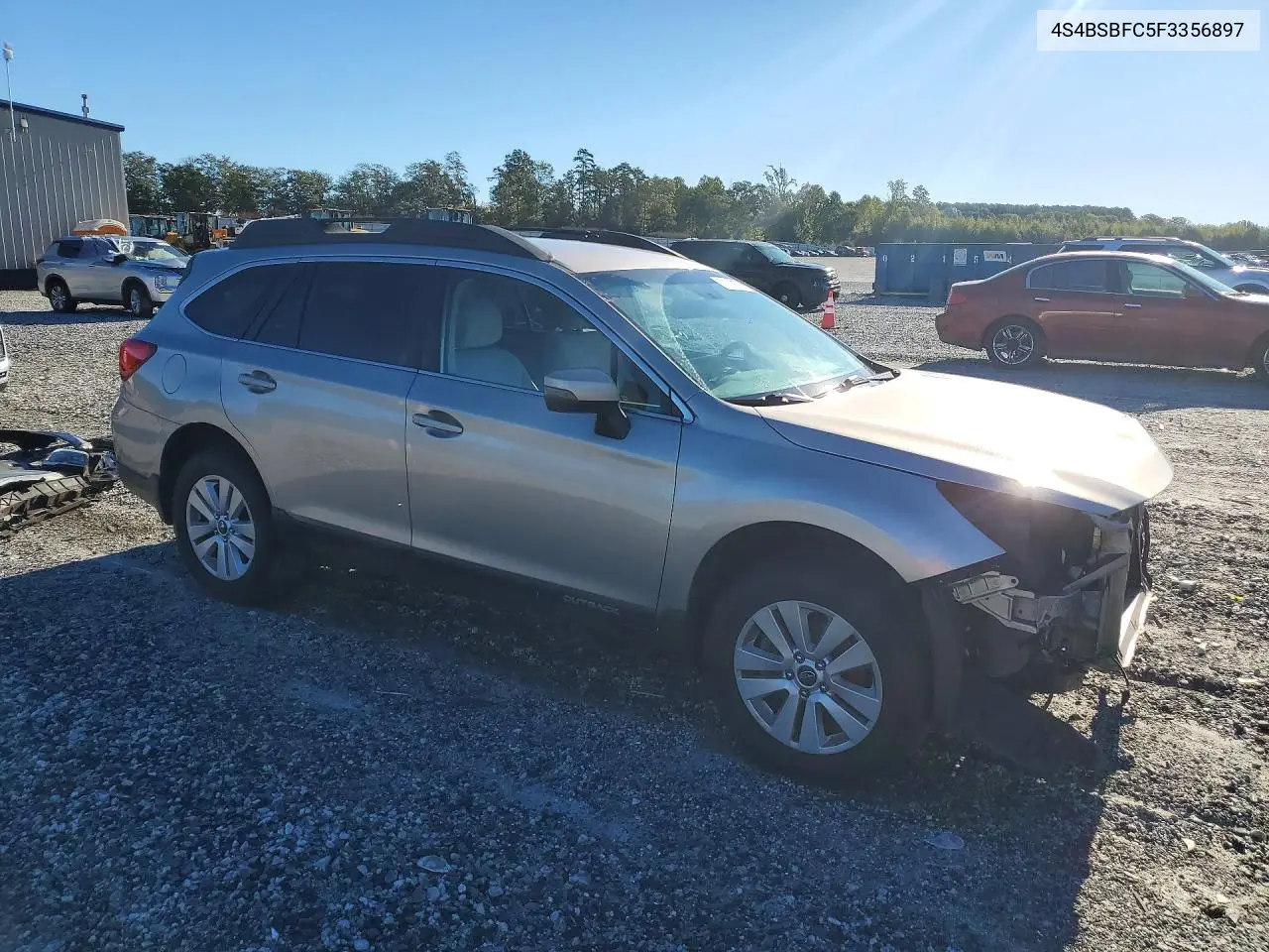 2015 SUBARU OUTBACK VIN 4S4BSBFC5F3356897 — фото 4