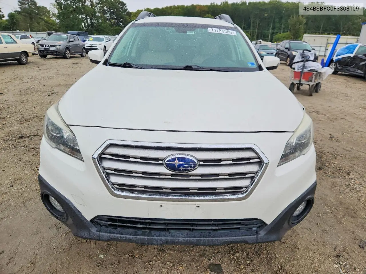 2015 SUBARU OUTBACK VIN 4S4BSBFC0F3308109 — фото 5