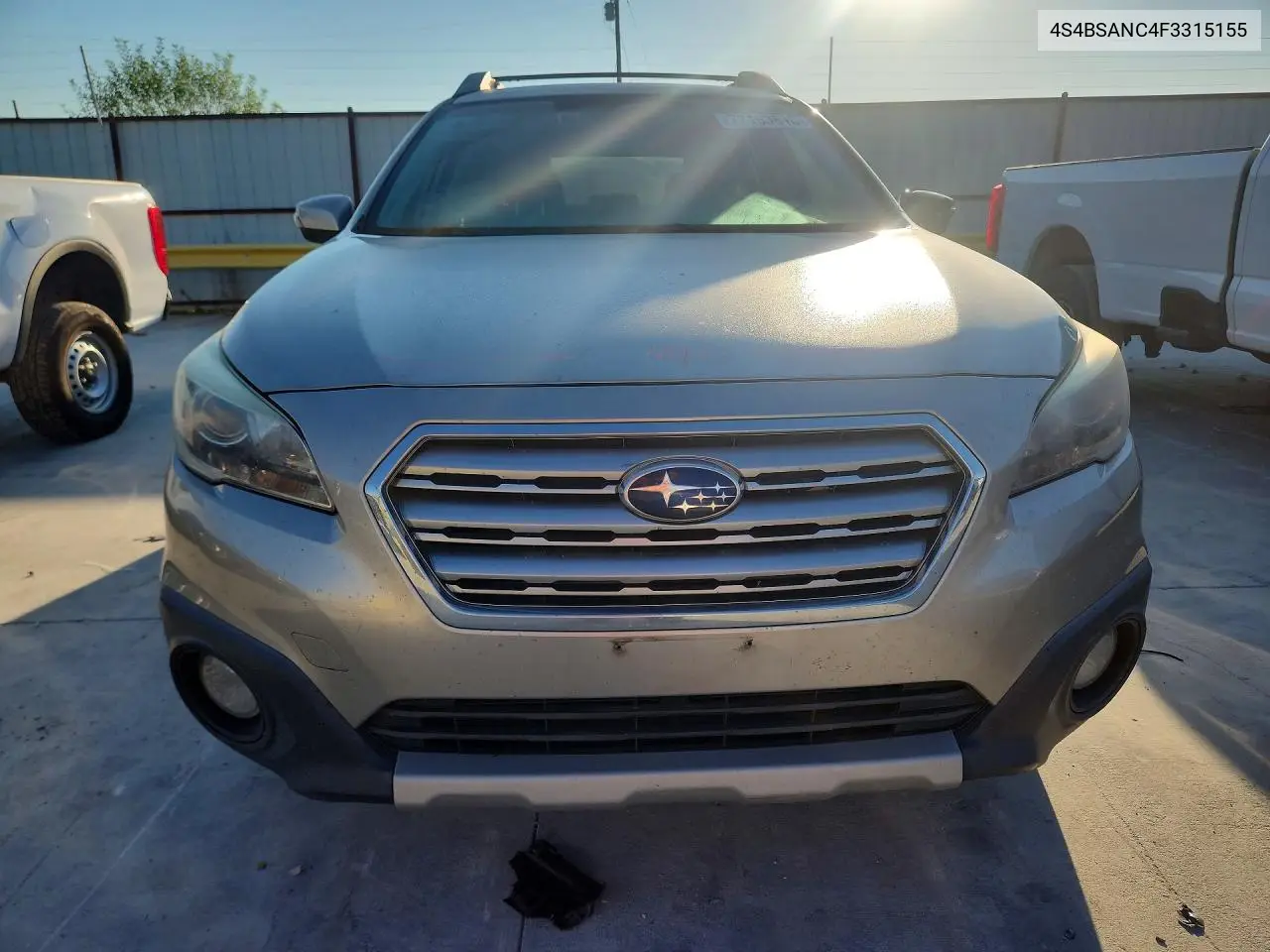 2015 SUBARU OUTBACK VIN 4S4BSANC4F3315155 — фото 5