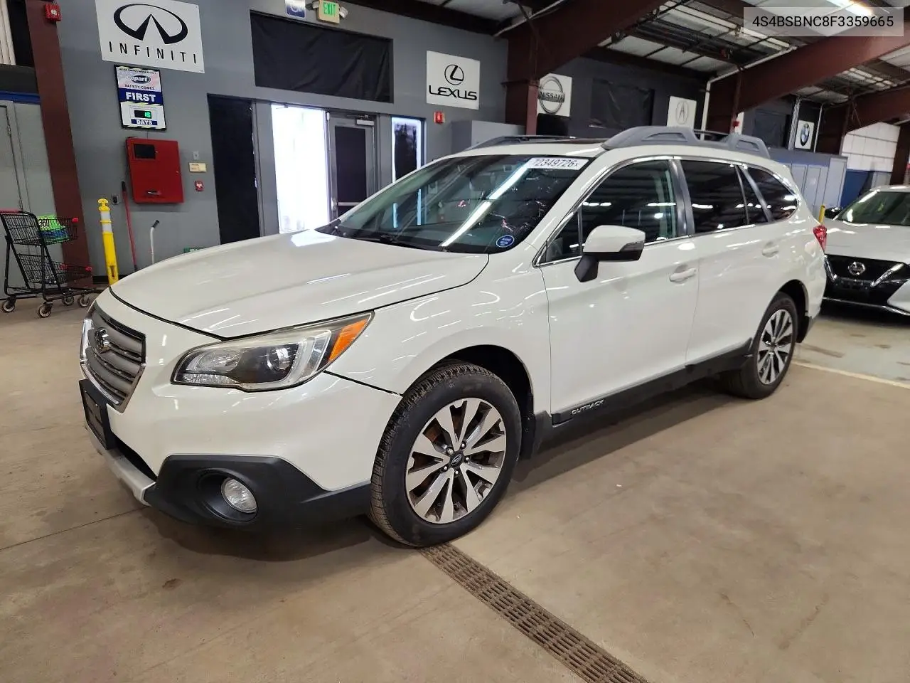 SUBARU OUTBACK 2015, VIN 4S4BSBNC8F3359665