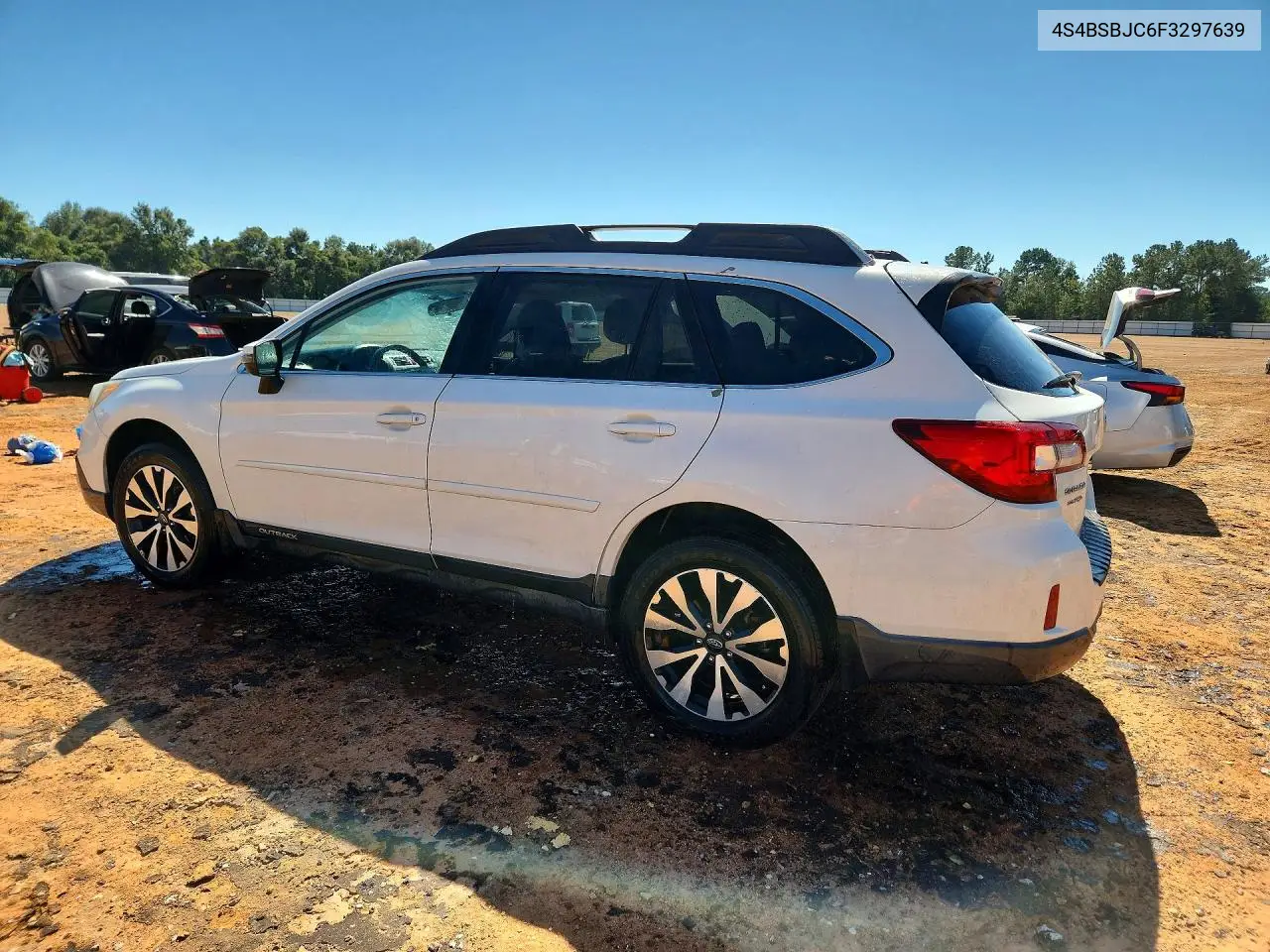 2015 SUBARU OUTBACK VIN 4S4BSBJC6F3297639 — фото 2