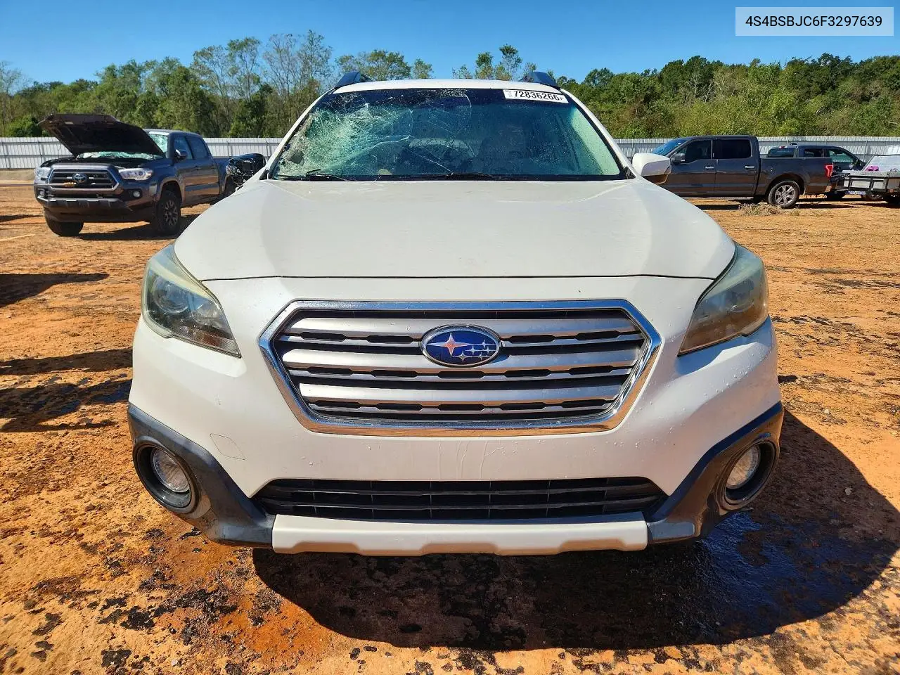 2015 SUBARU OUTBACK VIN 4S4BSBJC6F3297639 — фото 5