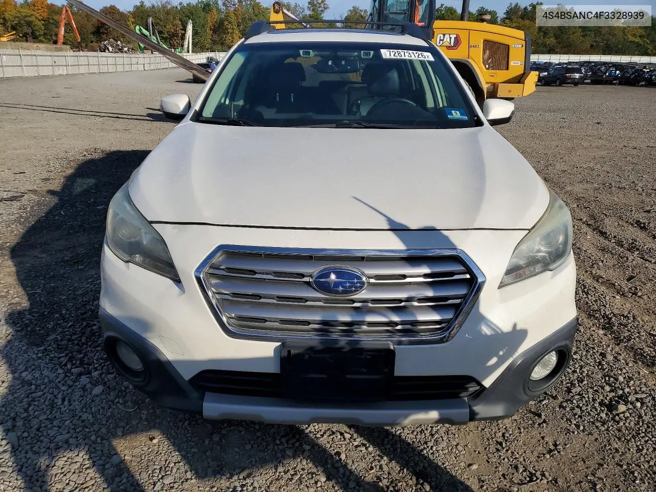 2015 SUBARU OUTBACK VIN 4S4BSANC4F3328939 — фото 5