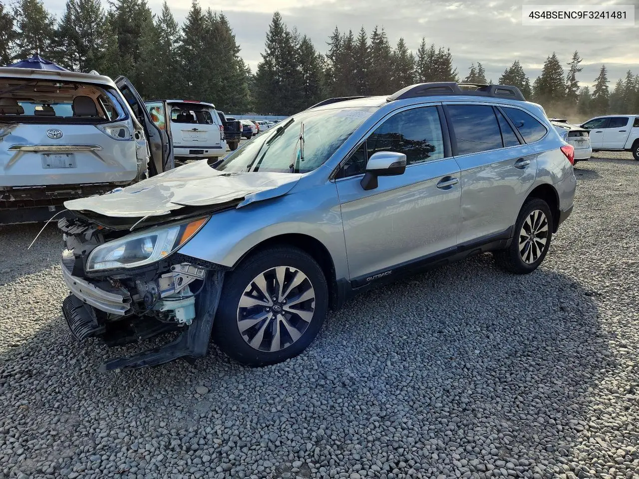 SUBARU OUTBACK 2015, VIN 4S4BSENC9F3241481