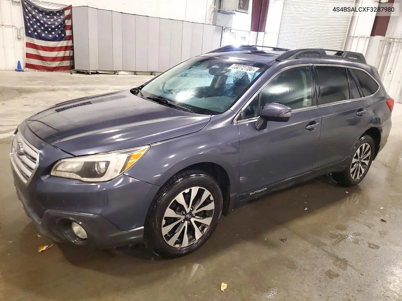 SUBARU OUTBACK 2015, VIN 4S4BSALCXF3287980