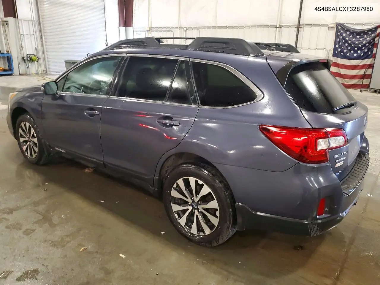 2015 SUBARU OUTBACK VIN 4S4BSALCXF3287980 — фото 2