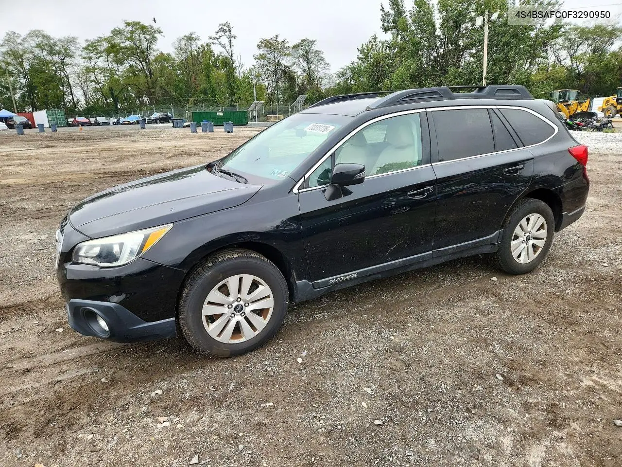 SUBARU OUTBACK 2015, VIN 4S4BSAFC0F3290950