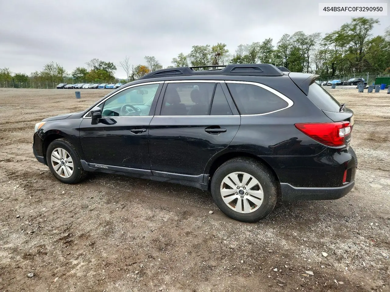 2015 SUBARU OUTBACK VIN 4S4BSAFC0F3290950 — фото 2
