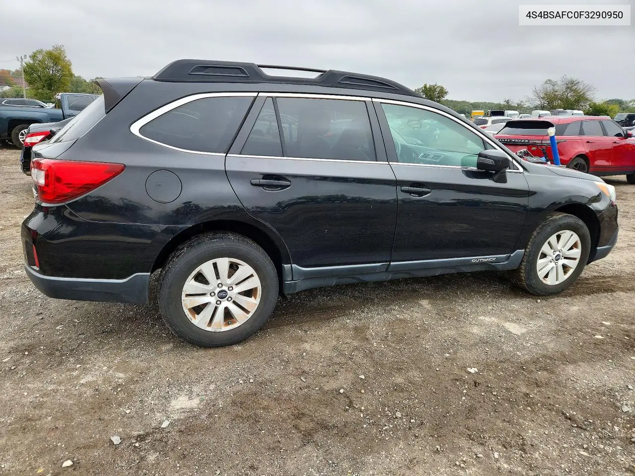 2015 SUBARU OUTBACK VIN 4S4BSAFC0F3290950 — фото 3
