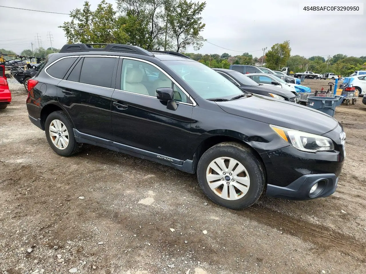 2015 SUBARU OUTBACK VIN 4S4BSAFC0F3290950 — фото 4