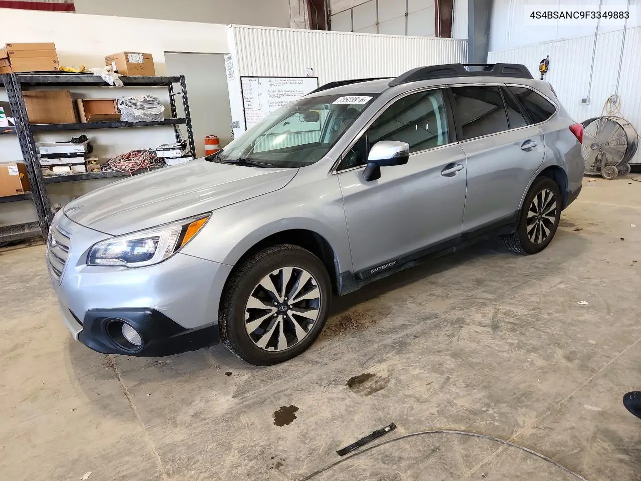 SUBARU OUTBACK 2015, VIN 4S4BSANC9F3349883