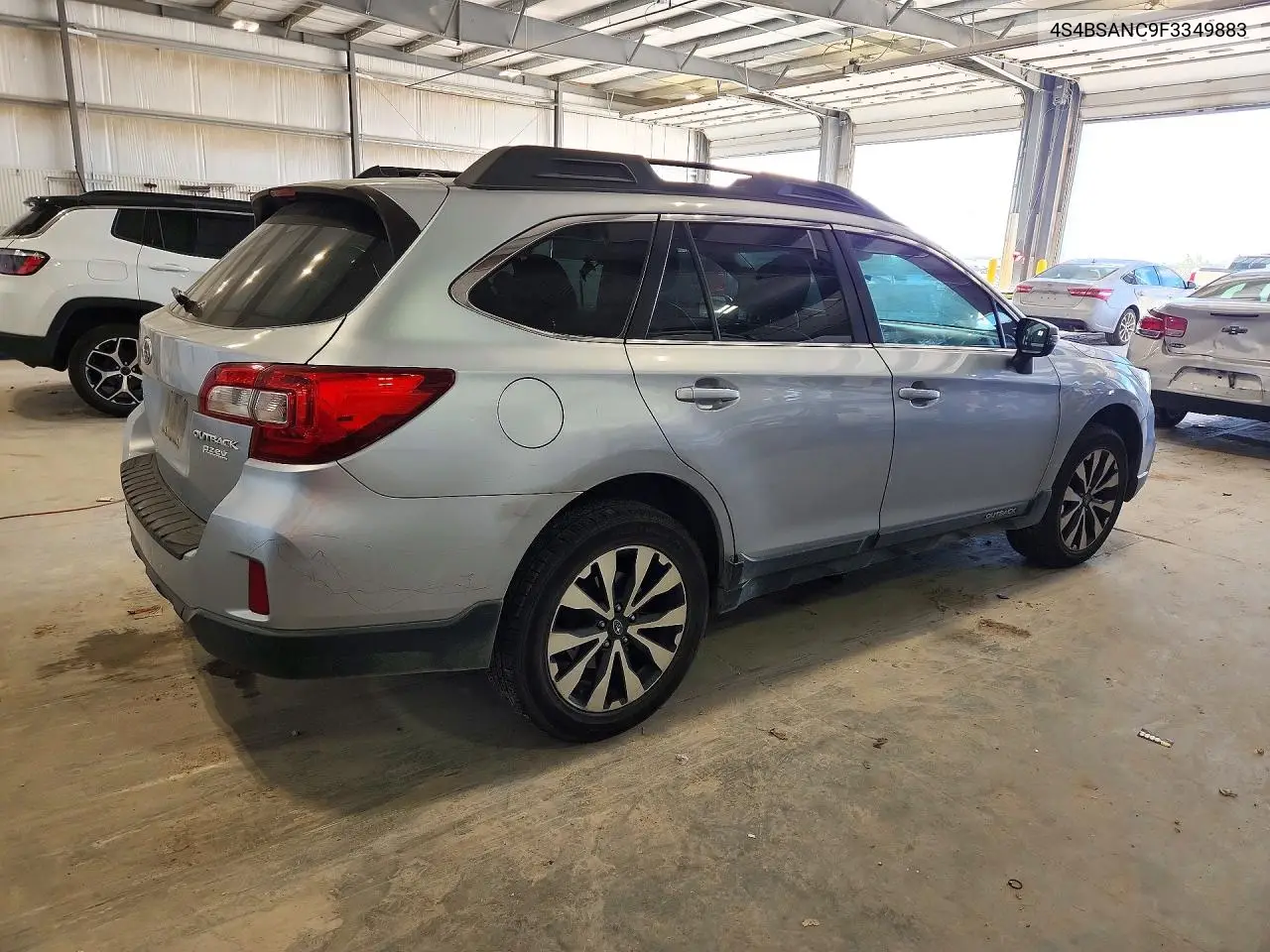 2015 SUBARU OUTBACK VIN 4S4BSANC9F3349883 — фото 3