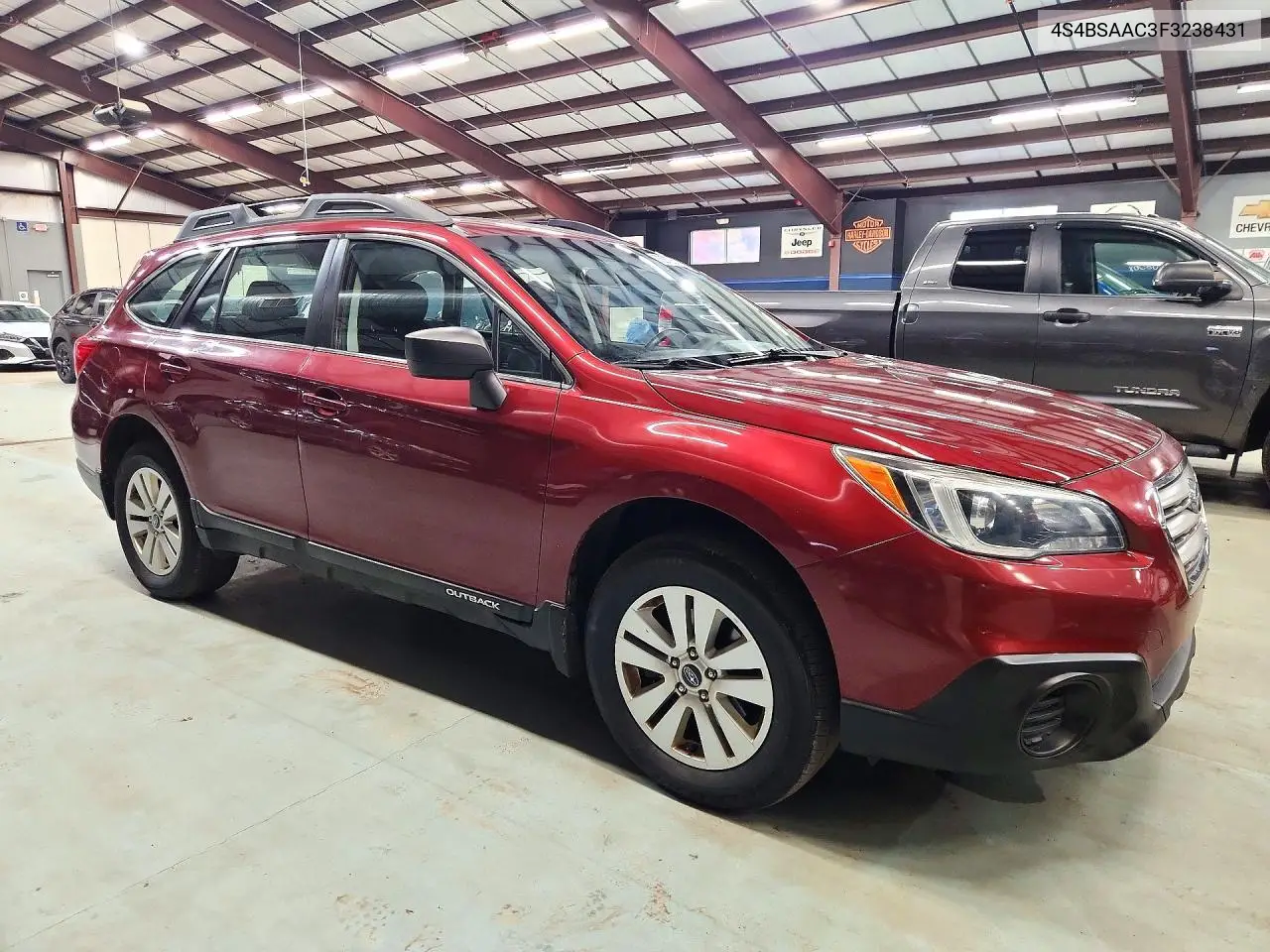 2015 SUBARU OUTBACK VIN 4S4BSAAC3F3238431 — фото 4