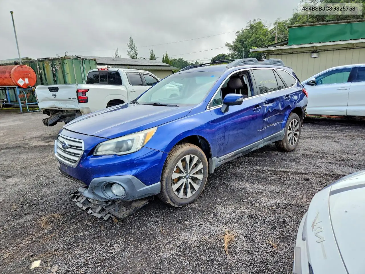 SUBARU OUTBACK 2016, VIN 4S4BSBJC8G3257581