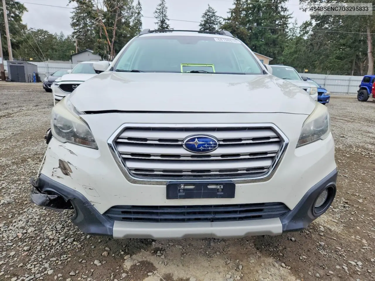2016 SUBARU OUTBACK VIN 4S4BSENC7G3295833 — фото 5