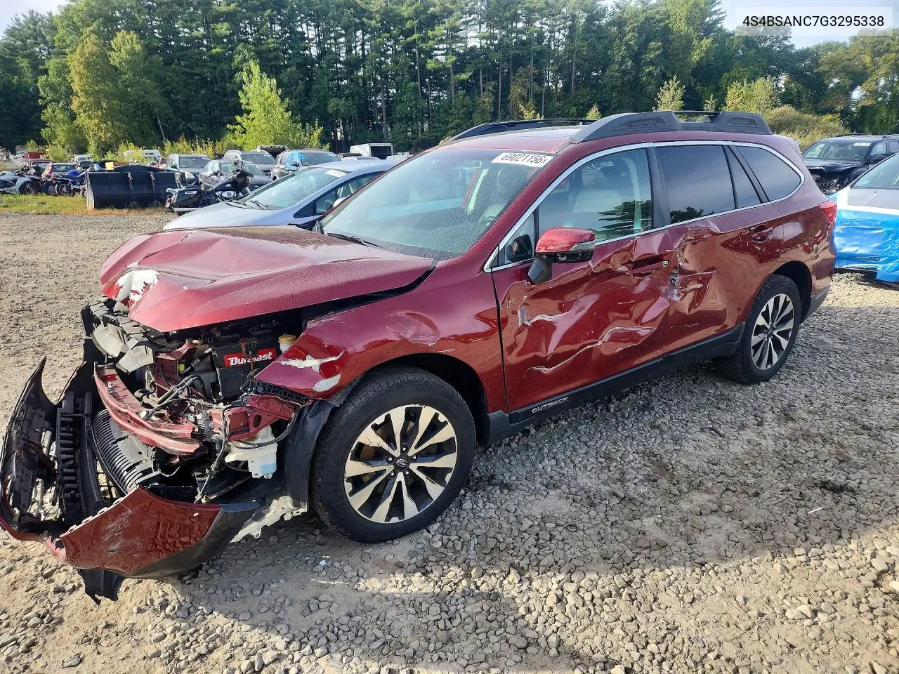 SUBARU OUTBACK 2016, VIN 4S4BSANC7G3295338