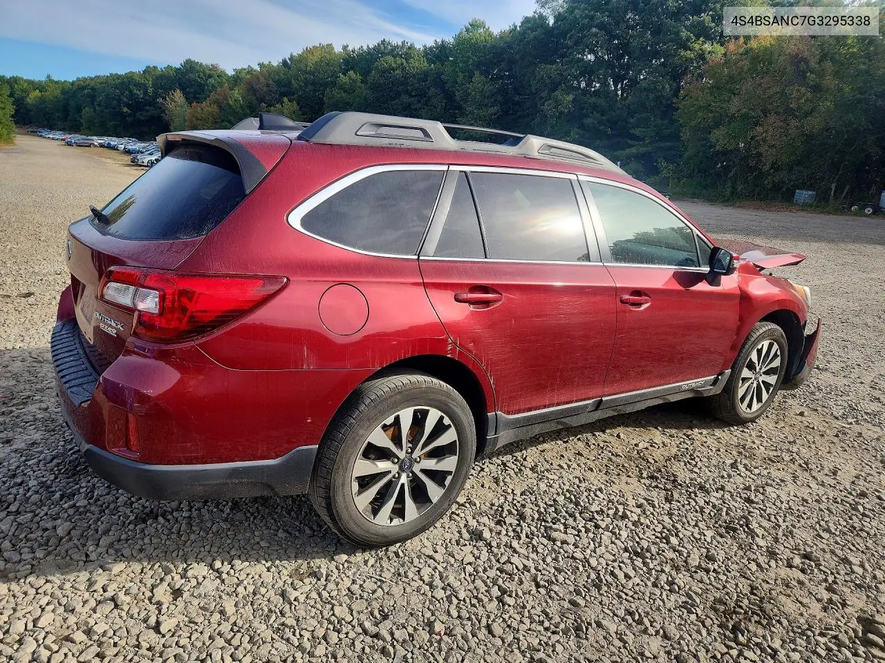 2016 SUBARU OUTBACK VIN 4S4BSANC7G3295338 — фото 3
