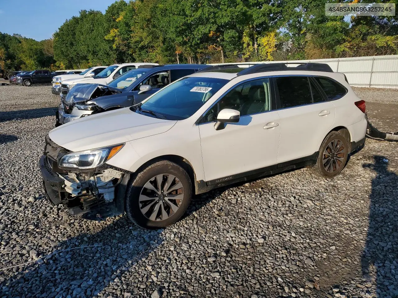 SUBARU OUTBACK 2016, VIN 4S4BSANC8G3257245