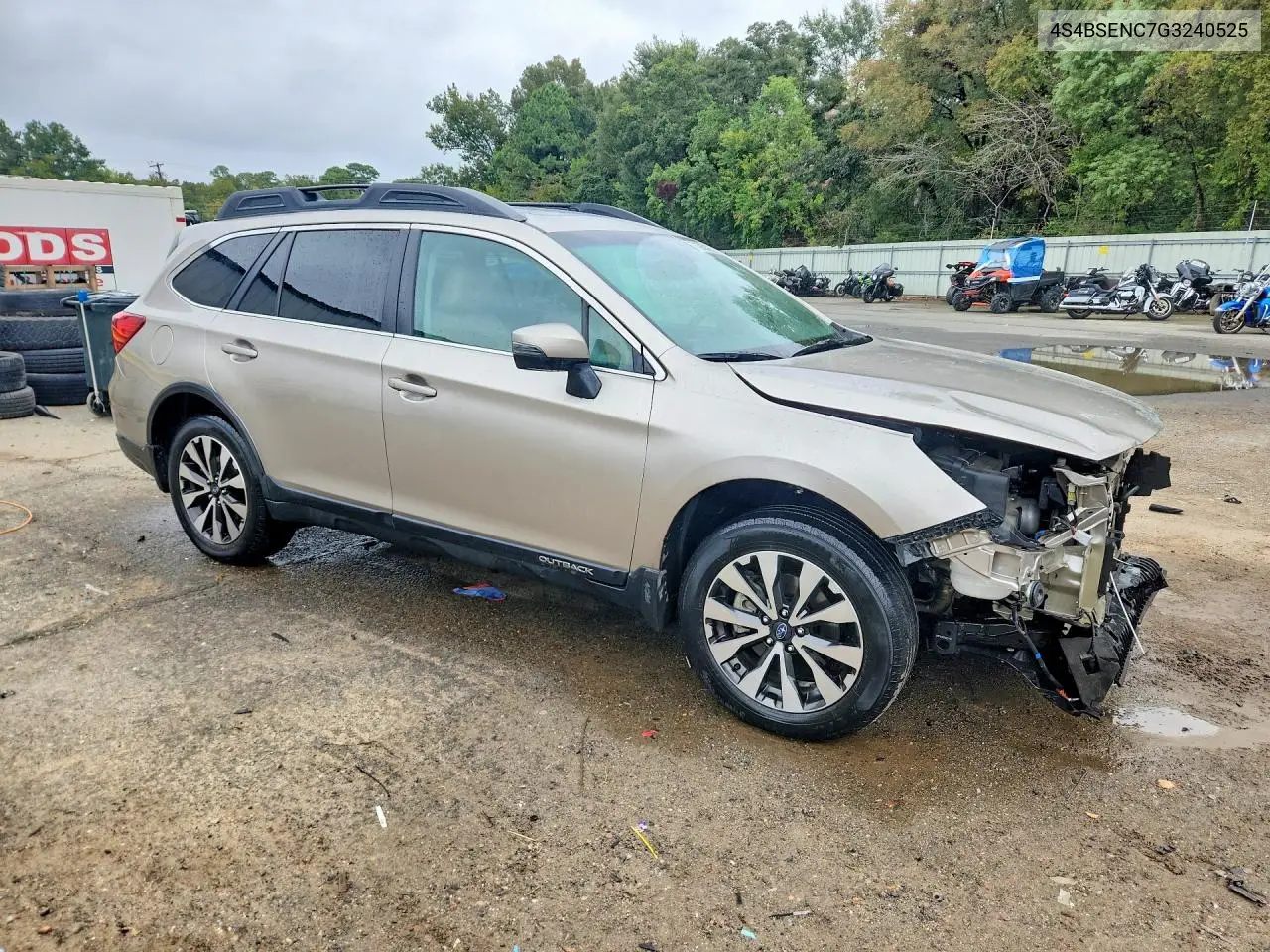 2016 SUBARU OUTBACK VIN 4S4BSENC7G3240525 — фото 4