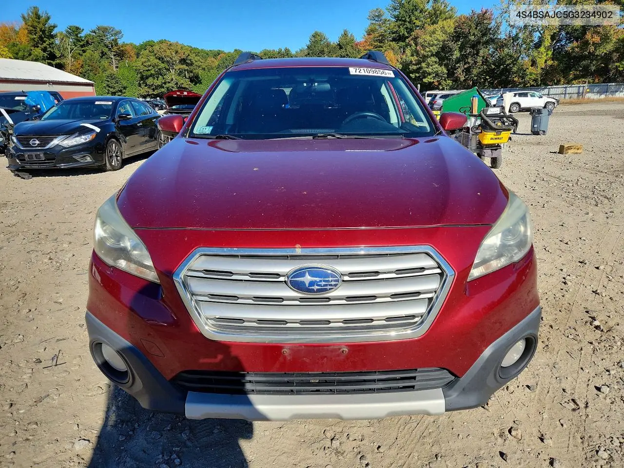 2016 SUBARU OUTBACK VIN 4S4BSAJC5G3234902 — фото 5