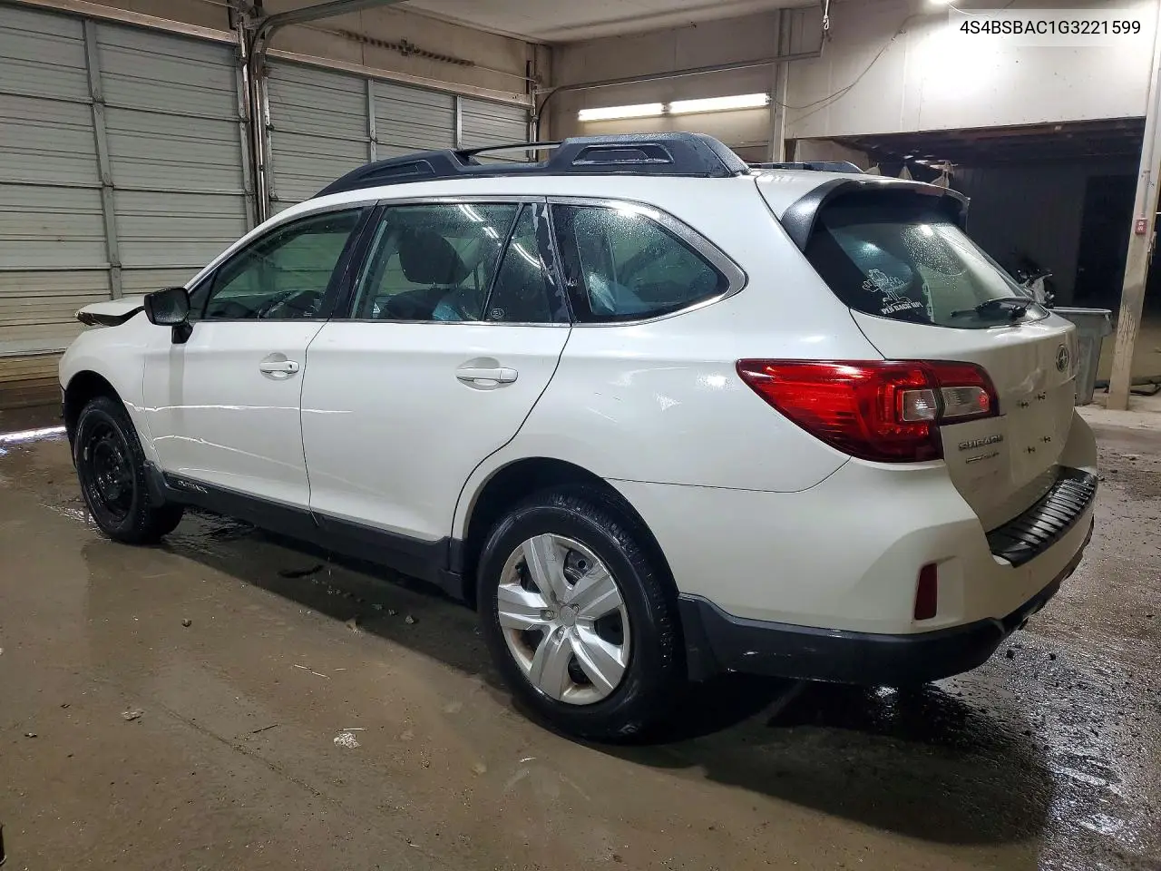 2016 SUBARU OUTBACK VIN 4S4BSBAC1G3221599 — фото 2