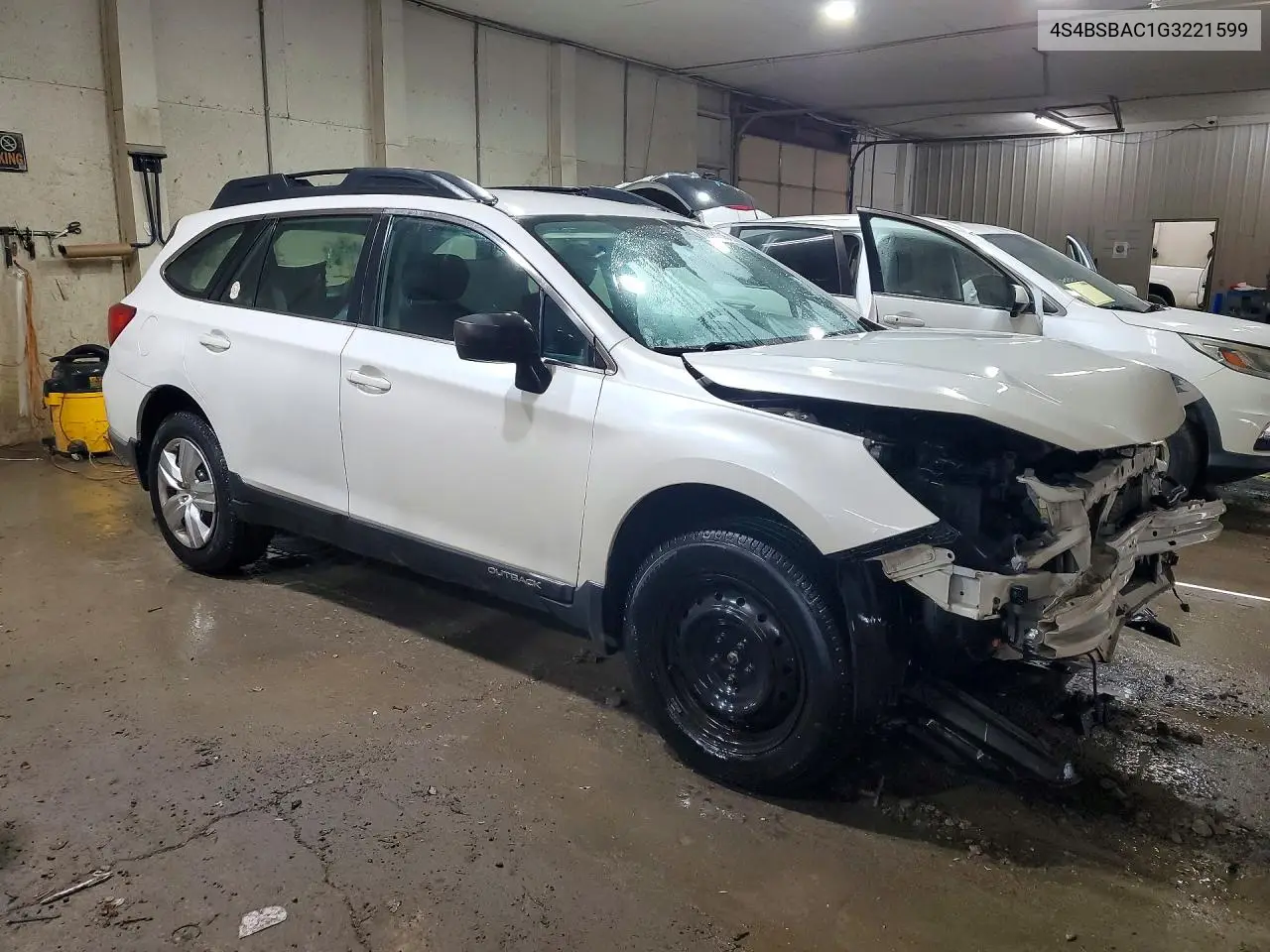 2016 SUBARU OUTBACK VIN 4S4BSBAC1G3221599 — фото 4
