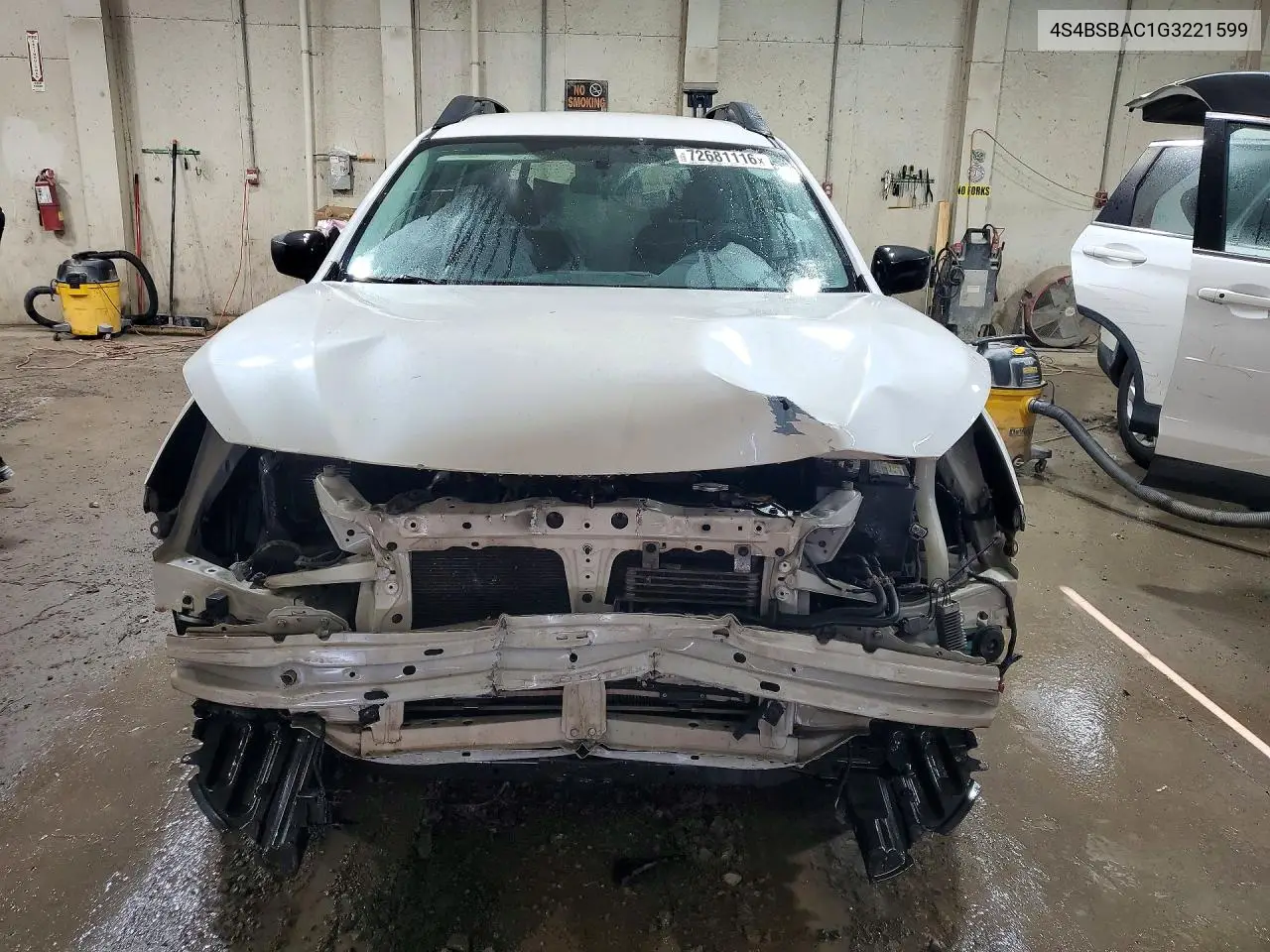 2016 SUBARU OUTBACK VIN 4S4BSBAC1G3221599 — фото 5