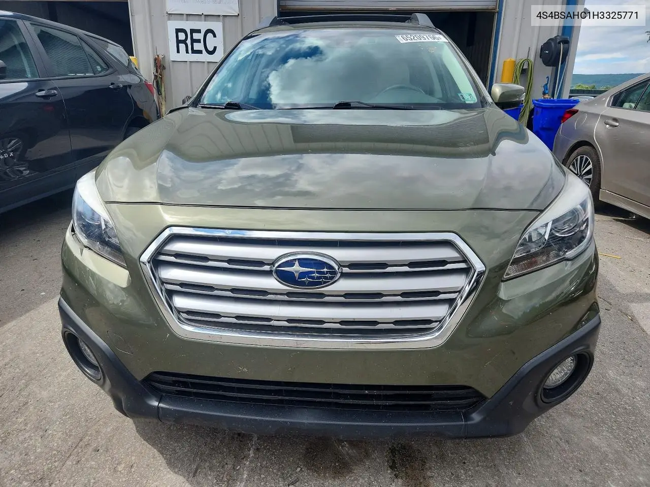 2017 SUBARU OUTBACK VIN 4S4BSAHC1H3325771 — фото 5