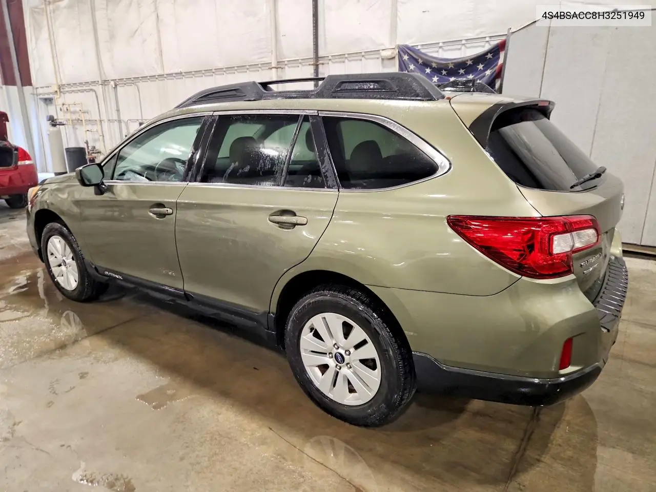 SUBARU OUTBACK 2017, VIN 4S4BSACC8H3251949