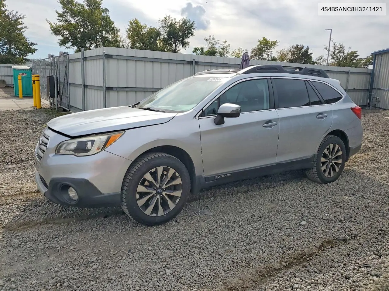 SUBARU OUTBACK 2017, VIN 4S4BSANC8H3241421