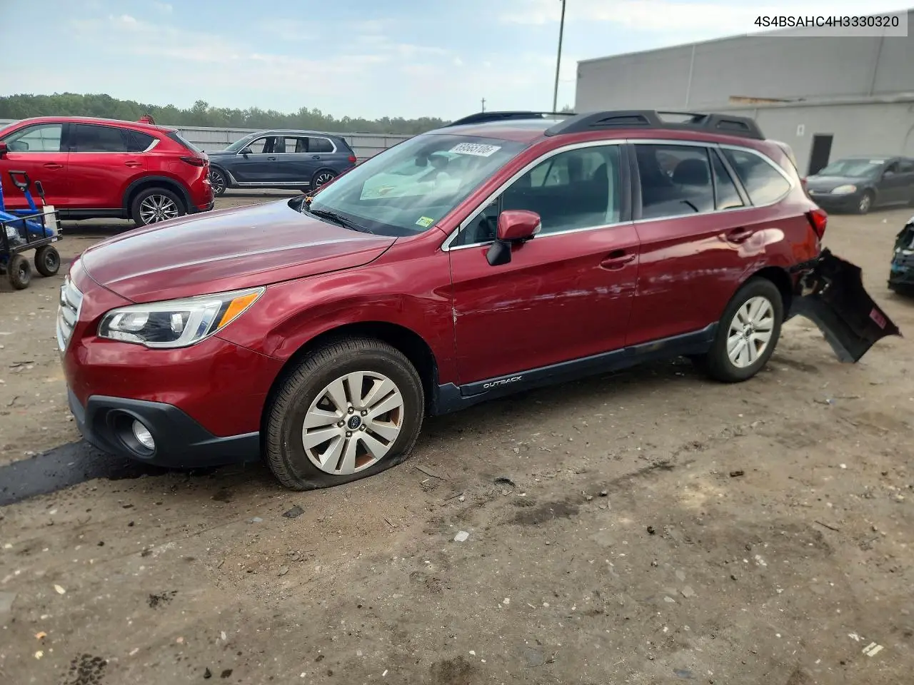 SUBARU OUTBACK 2017, VIN 4S4BSAHC4H3330320