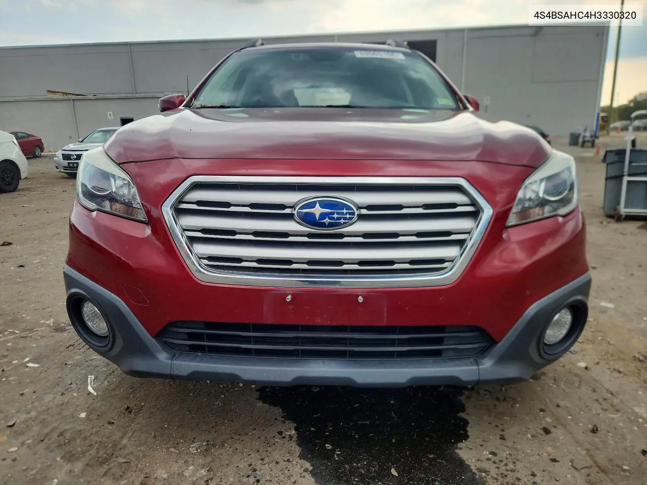 2017 SUBARU OUTBACK VIN 4S4BSAHC4H3330320 — фото 5