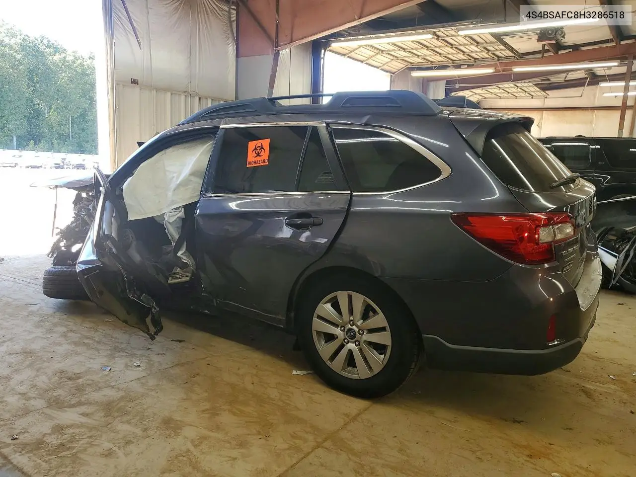 2017 SUBARU OUTBACK VIN 4S4BSAFC8H3286518 — фото 2