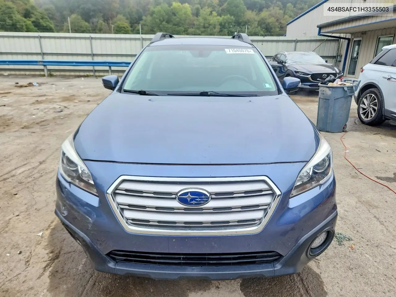2017 SUBARU OUTBACK VIN 4S4BSAFC1H3355503 — фото 5