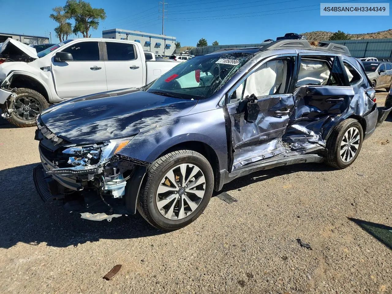 SUBARU OUTBACK 2017, VIN 4S4BSANC4H3344349