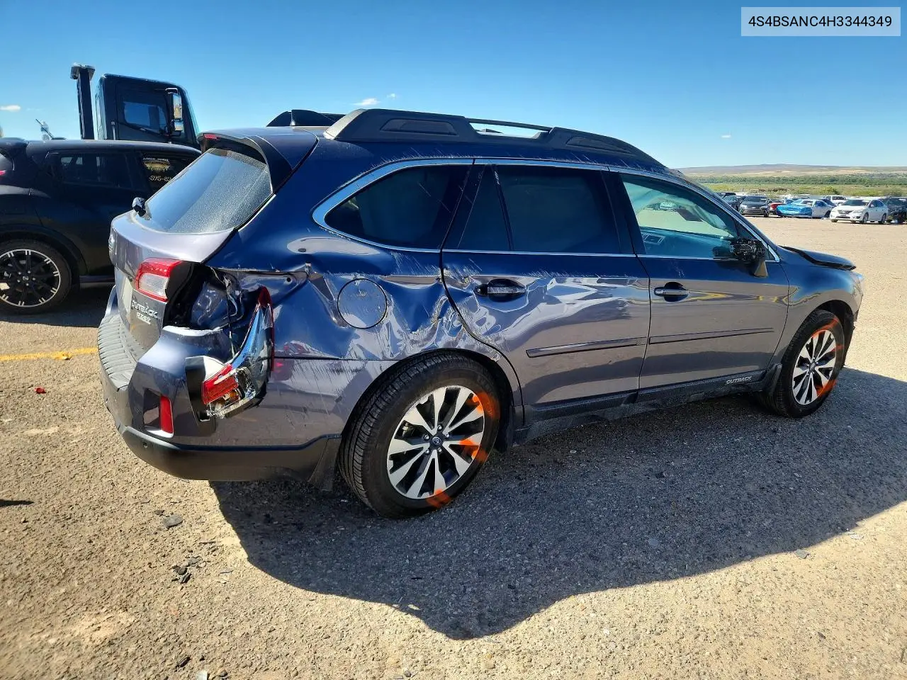2017 SUBARU OUTBACK VIN 4S4BSANC4H3344349 — фото 3