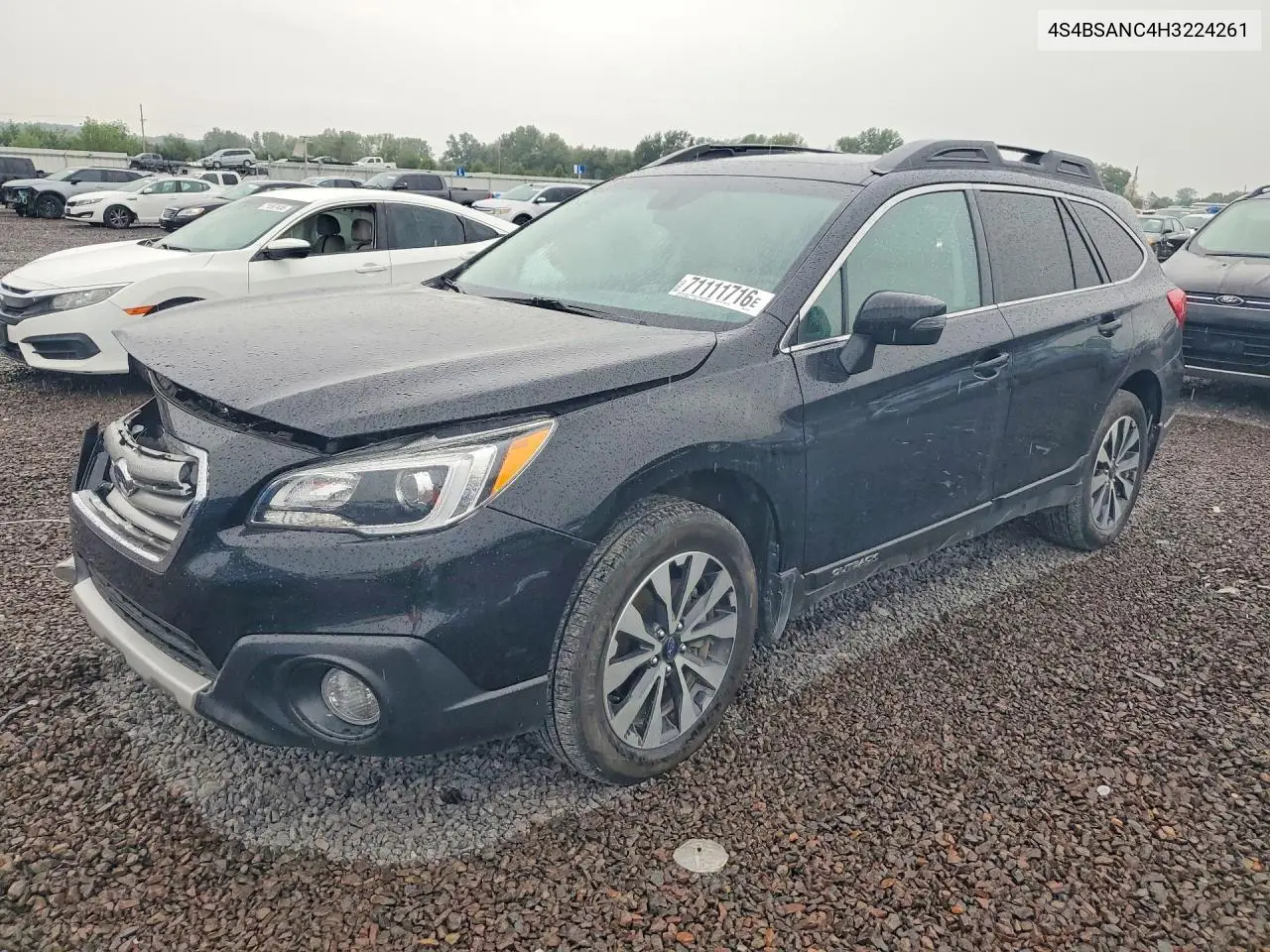 SUBARU OUTBACK 2017, VIN 4S4BSANC4H3224261