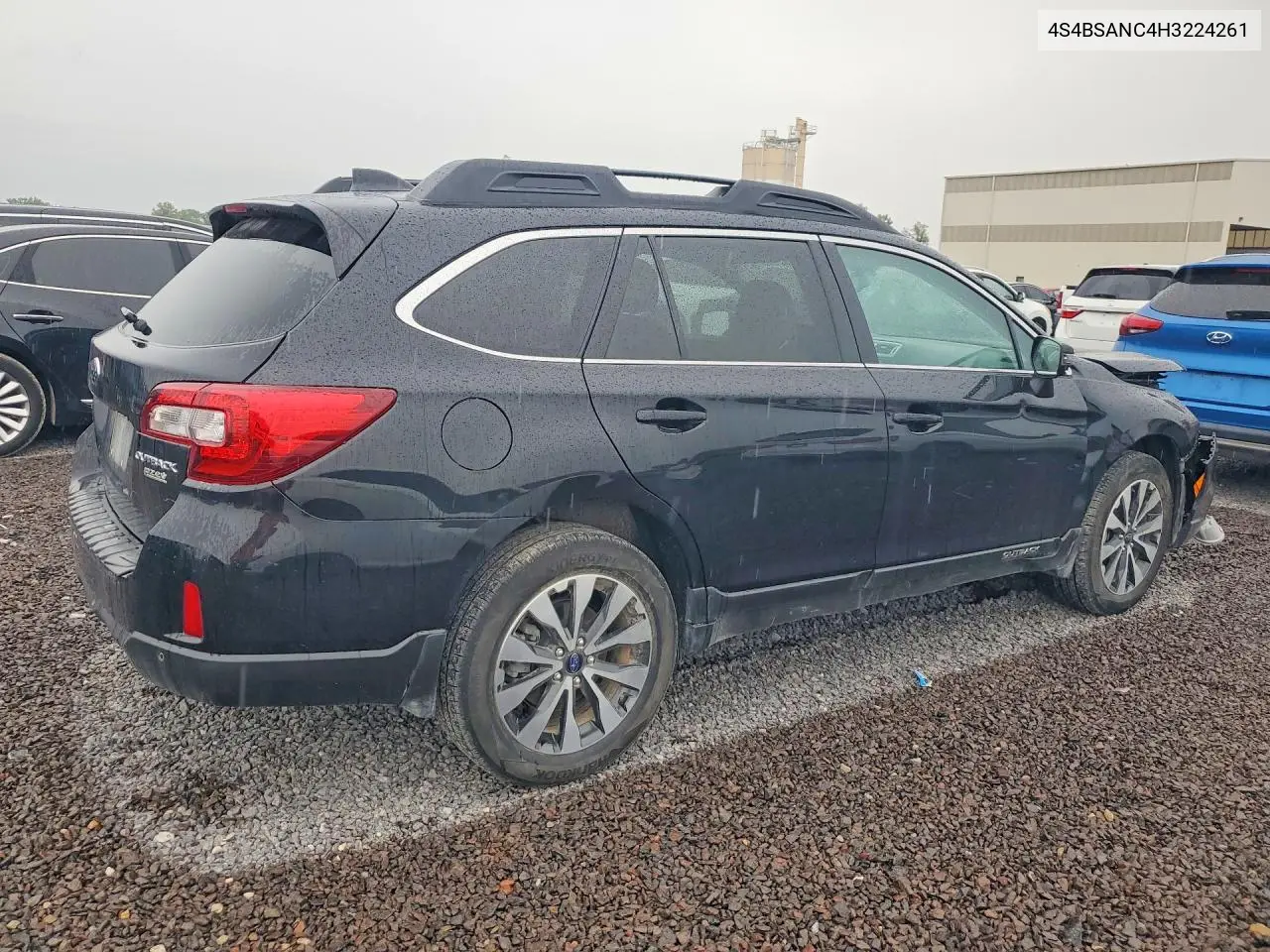 2017 SUBARU OUTBACK VIN 4S4BSANC4H3224261 — фото 3